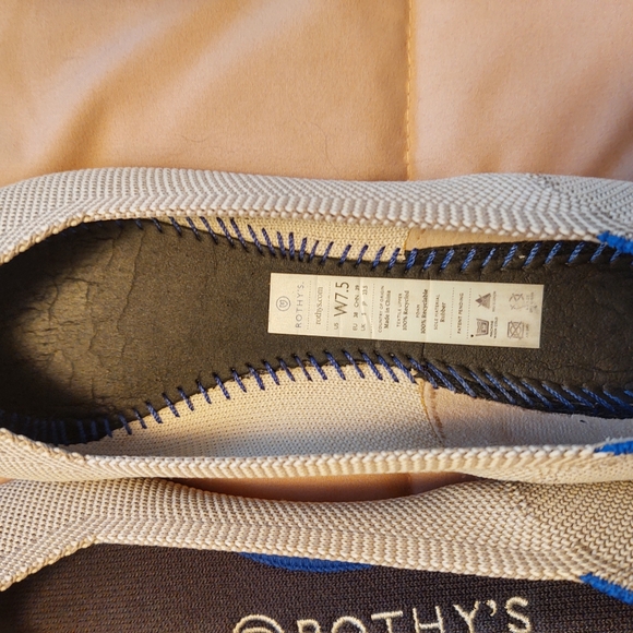 Rothy's the Point Birdseye Flax EUC size 7.5 - Picture 4 of 4